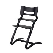 LEANDER medinė maitinimo kėdutė CLASSIC™ be priedų (Black)